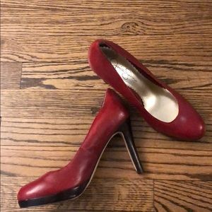Jessica Simpson Deep Red Pumps